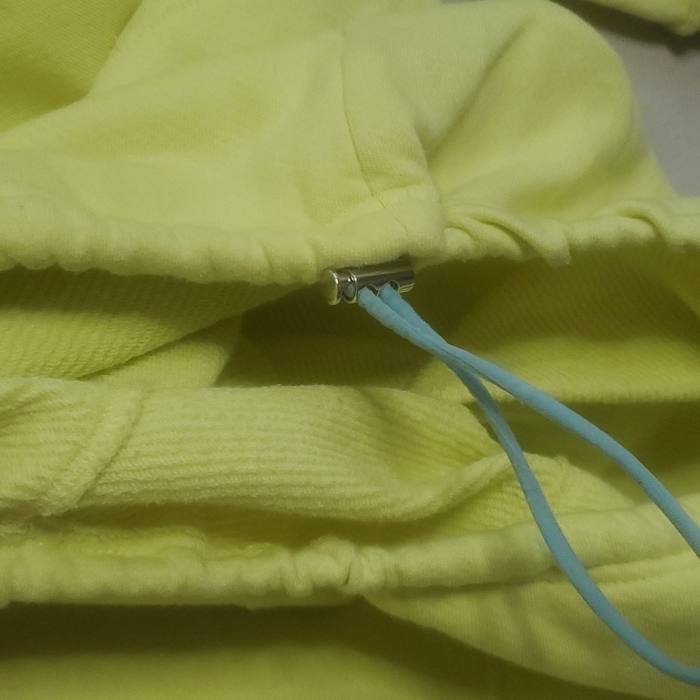 Free People Yellow Floral Detail Oversize Pullover Sweater Size Small - Picture 5 of 12